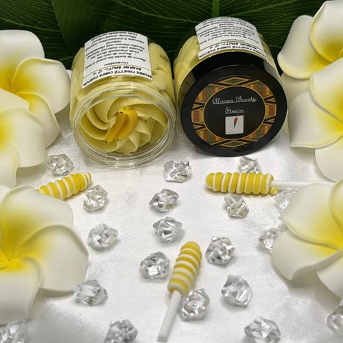 Beurre fouetté corps parfum "banana split"