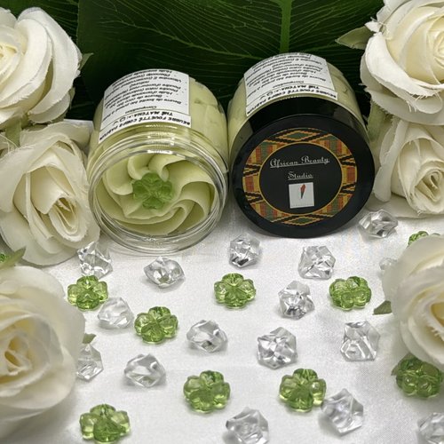 Beurre fouetté corps parfum "thé matcha"