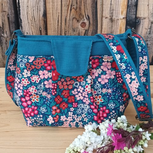Sac à main fleuri