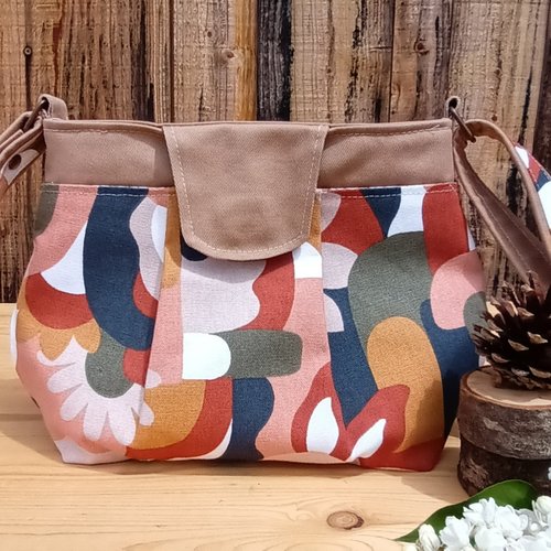 Sac à main beige