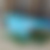 Sac banane motif soleil turquoise
