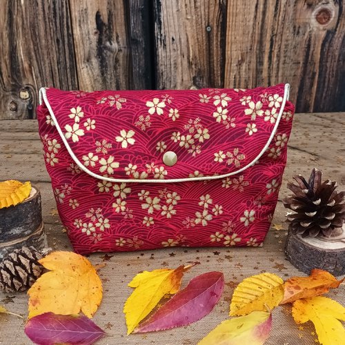 Trousse à maquillage à rabat