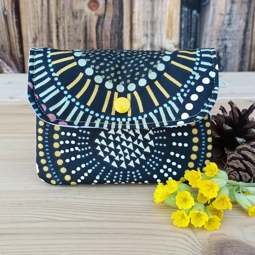 Porte monnaie motif ethnique