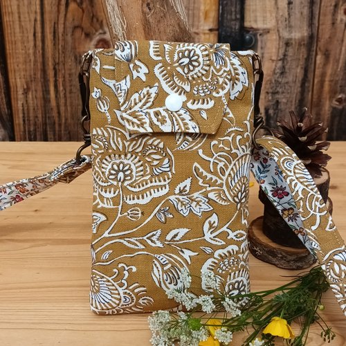 Etui portable motif indien