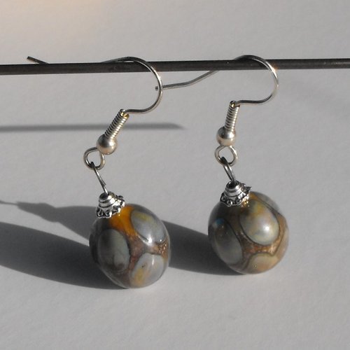 Boucles d'oreille perles murano bcl.2249