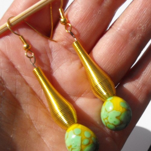 Boucles d'oreille perles murano bcl.2465
