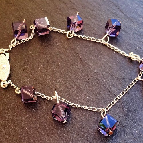Bracelet perles cristal, bracel.0187