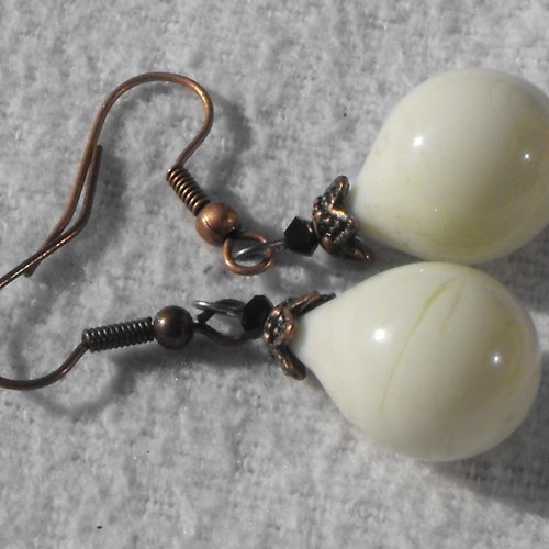 Boucles d'oreille perles murano bcl.2321