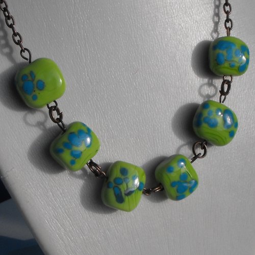 Collier verre filé cl.0661