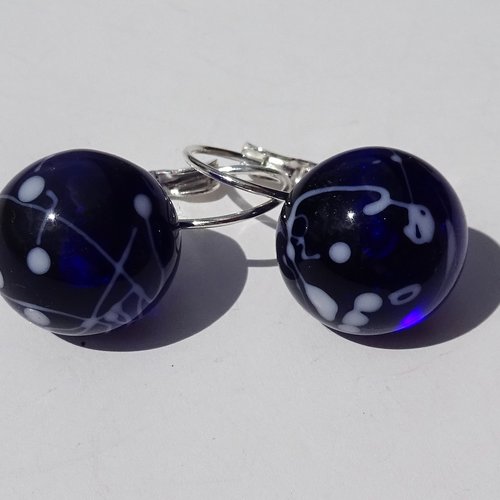 Boucles d'oreille perles murano bcl.2750