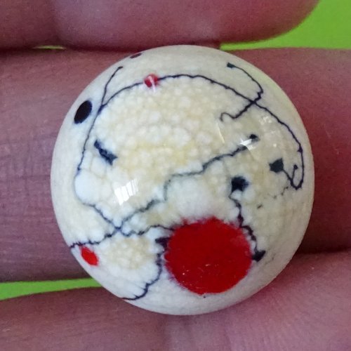 Bague cabochon murano bag.1622