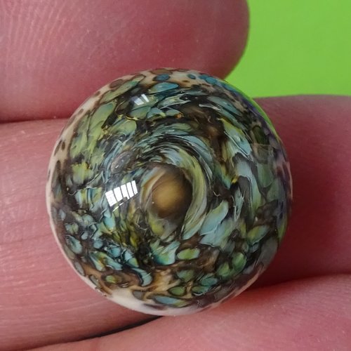 Bague cabochon murano bag.1626