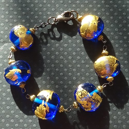 Bracelet perles en verre filé bracel.0739
