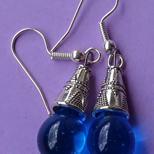 Boucles d'oreille perles murano bcl.3281