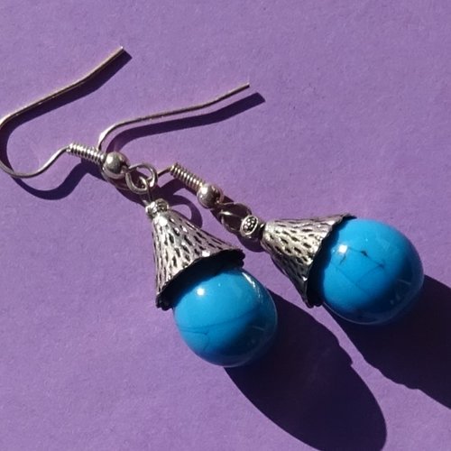 Boucles d'oreille perles murano bcl.3288