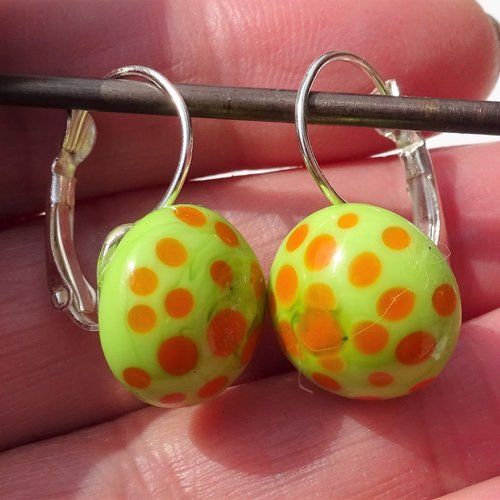 Boucles d'oreille perles murano bcl.2710