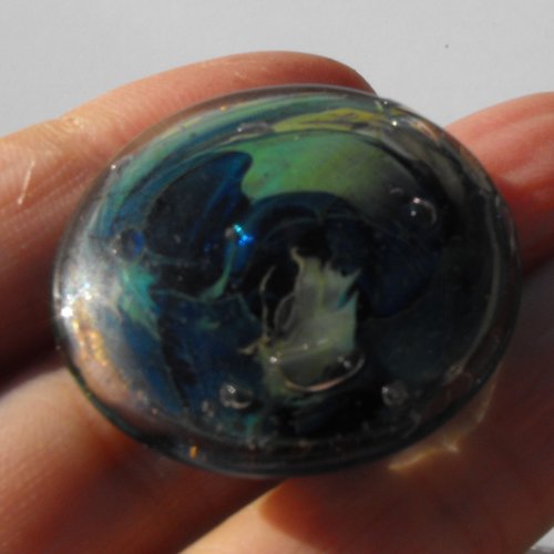 Bague cabochon murano bag.1130