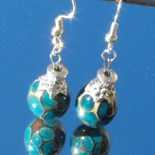 Boucles d'oreille perles murano bcl.2106