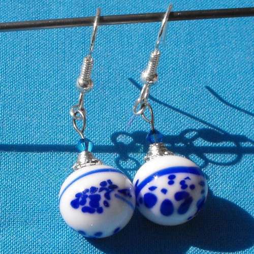 Boucles d'oreille perles murano bcl.2128