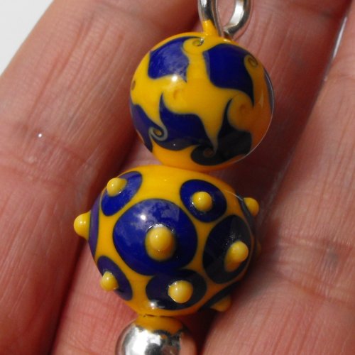 Pendentif verre filé cl.0790
