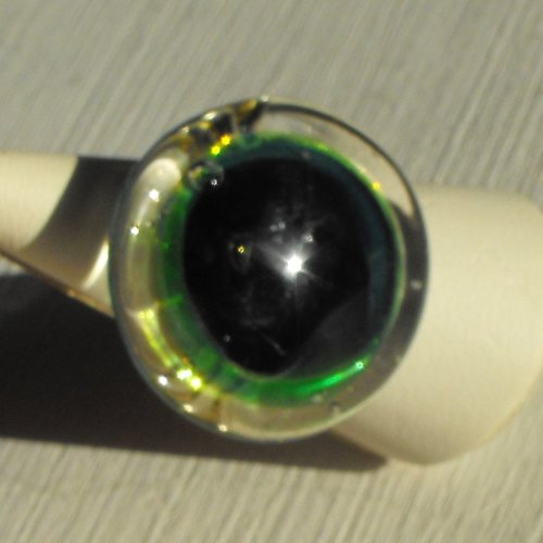Bague cabochon murano bag.1117