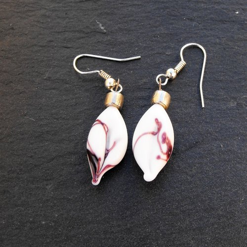 Boucles d'oreille perles murano bcl.2517