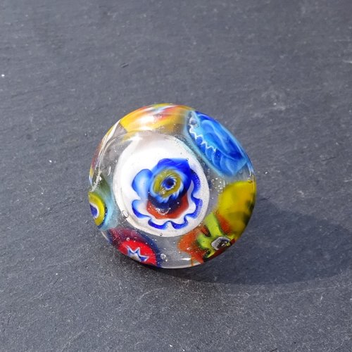 Bague cabochon murano bag.1522