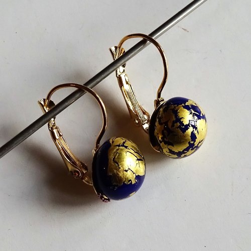 Boucles d'oreille perles murano bcl.2649