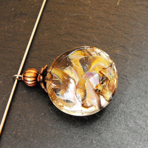 Pendentif verre filé cl.0886