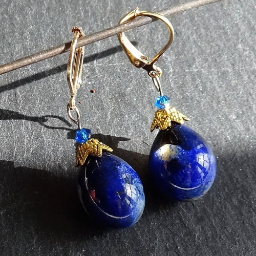 Boucles d'oreille perles murano bcl.2698