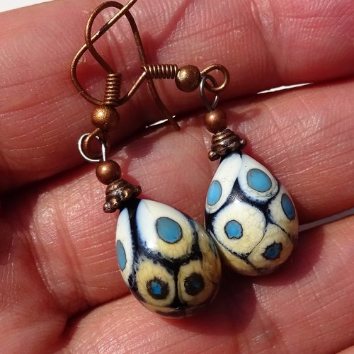 Boucles d'oreille murano bcl.2814