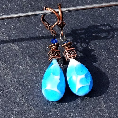 Boucles d'oreille murano bcl.2829