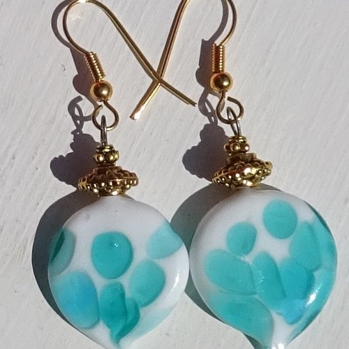 Boucles d'oreille perles murano bcl.2974