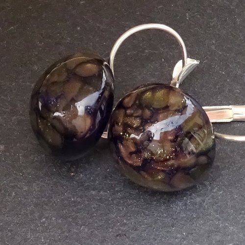 Boucles d'oreille perles murano bcl.2945