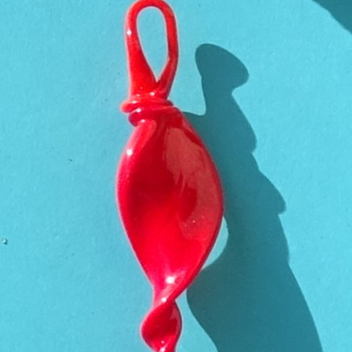 Glaçon verre filé, verre de murano deco.0096