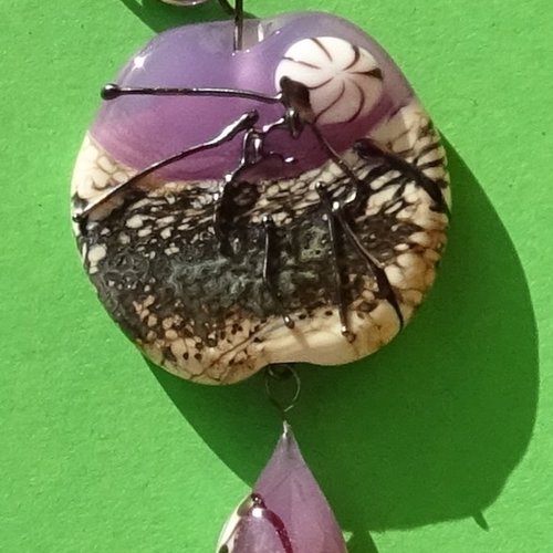 Collier perles en verre filé cl.1090