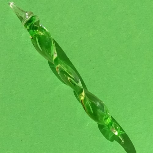 Glaçon verre filé, verre de murano deco.0092