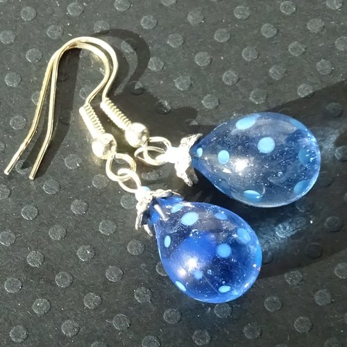 Boucles d'oreille murano bcl.3085
