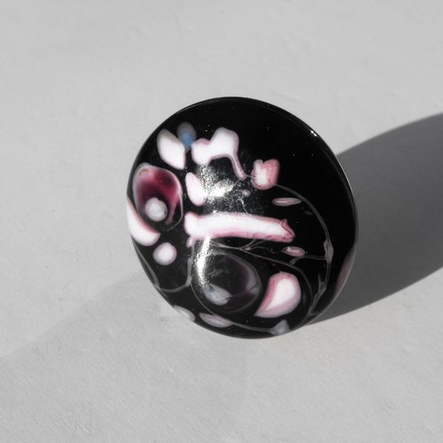 Bague cabochon murano bag.1240