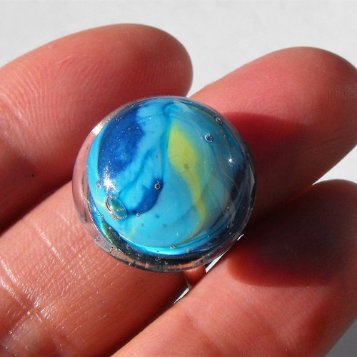 Bague cabochon murano bag.1246