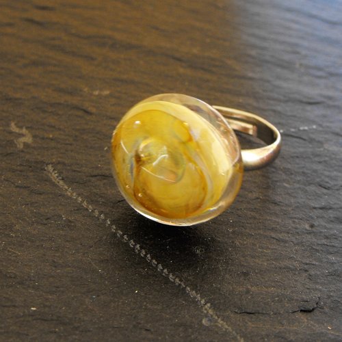 Bague cabochon murano bag.1267
