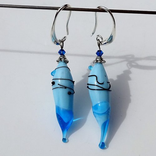 Boucles d'oreille murano bcl.2741