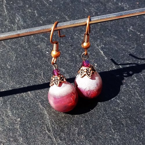 Boucles d'oreille murano bcl.2824
