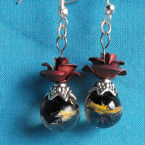 Boucles d'oreille murano bcl.2061