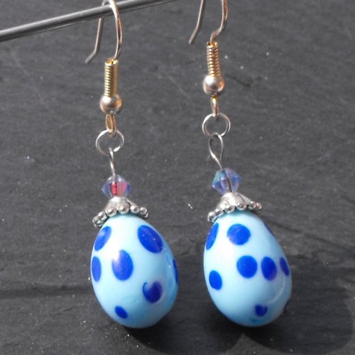 Boucles d'oreille murano bcl.2255