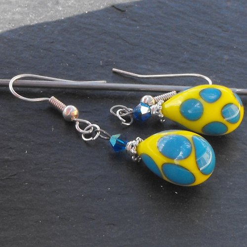 Boucles d'oreille murano bcl.2259