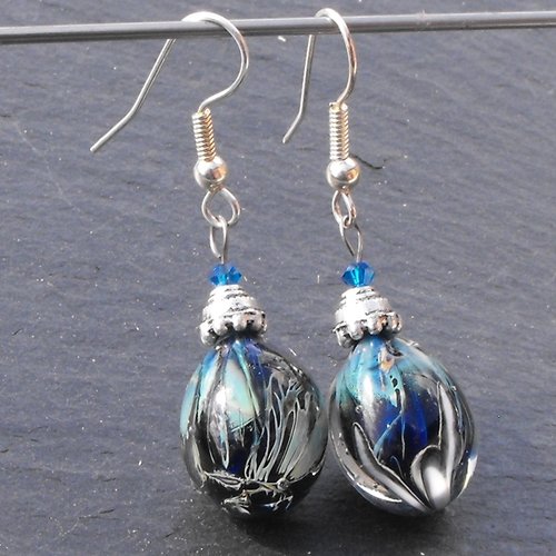 Boucles d'oreille murano bcl.2260