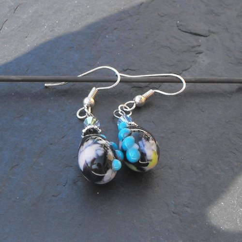 Boucles d'oreille murano bcl.2278