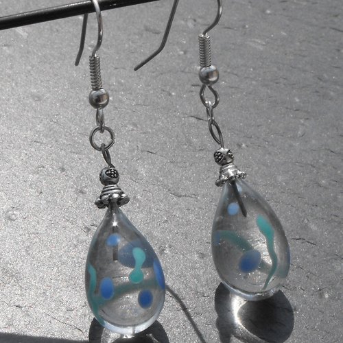Boucles d'oreille murano bcl.2286