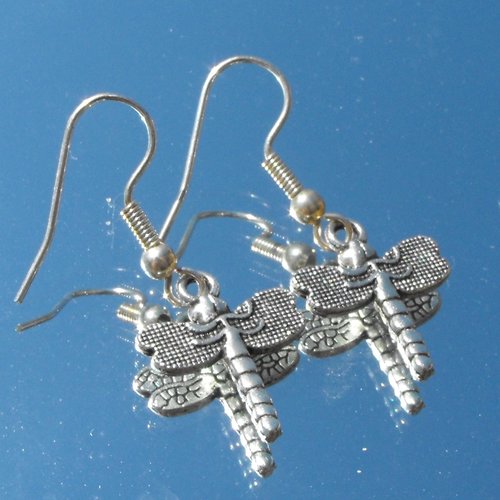 Pendants d'oreille perles libellule bcl.2372